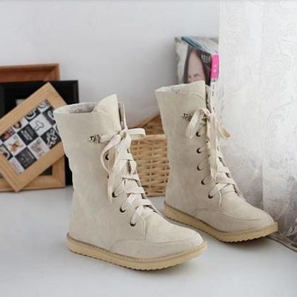 Sexy Fashion Leather Snow Boots For Women on Luulla