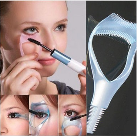 3 In 1 Mascara Eyelash Brush Curler Lash Comb Cosmetic
