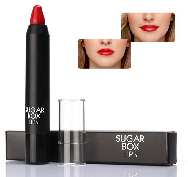 12 Colors Sugar box High Gloss Waterproof Lipstick